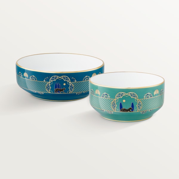 Set de 2 cuencos Panthère de Cartier Porcelana